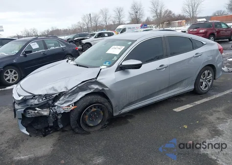 2018 Honda Civic Lx из США, поврежденный, VIN 19XFC2E59JE009256